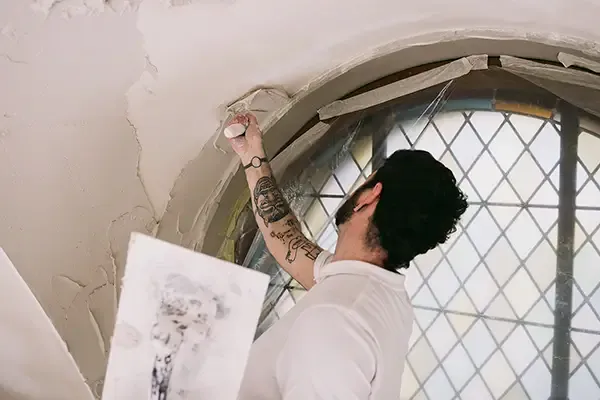 Illustration de la prestation de plâtrerie ©David Gallard